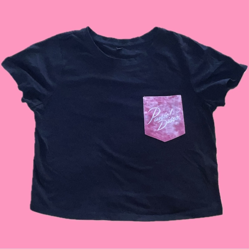 panic! at the disco cropped t-shirt